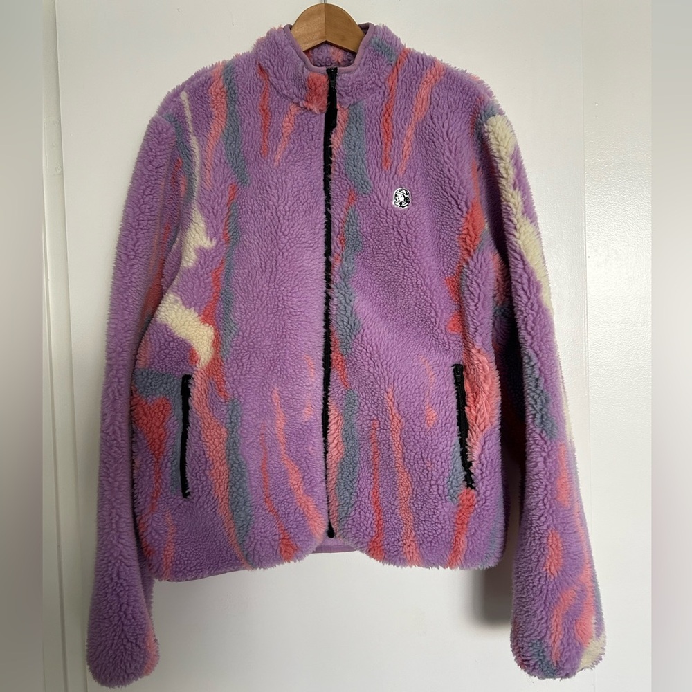 Billionaire Boys Club Lightbeams Fleece Jacket in Regal Orchid